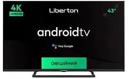 Телевізор 43" LTV-43U01AT UltraHD 3840x2160 60Hz, Smart TV LIBERTON teh0019694