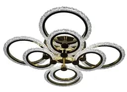 Люстра світлодіодна Valeso V K39557-4+4 GD з пультом - мініатюра 2