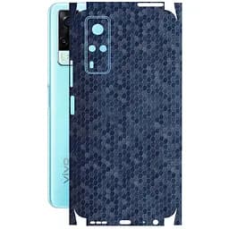 Захисна плівка StatusSKIN для Vivo Y31 Корпус Вініл Соти сині - мініатюра 1