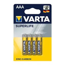 Батарейка Varta SUPERLIFE Zinc-Carbon R03 x 4 (02003101414)