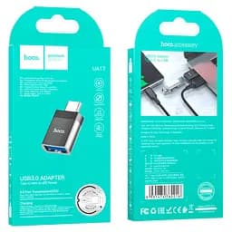 Перехідник Hoco UA17 Type-C Male to USB Female USB3.0 Чорний - мініатюра 6
