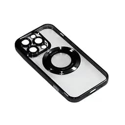 Магнитный чехол XON PhoneCase Magnetic для iPhone 14 Pro (PCMC1114300B 7898) Черный/Прозрачный