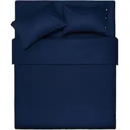 Простыня Ardesto Mix & Match сатин 180х240 см синяя (ART1824FSN)