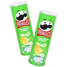 Чипси Pringles Sour Cream & Onion Сметана та цибуля 330 г (2 п. x 165 г)