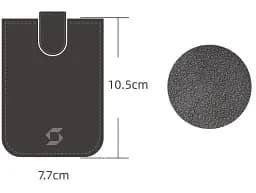 Шкіряний чохол для Safepal S1 зі штампованим логотипом S 2024 (SS1Leather) - мініатюра 4