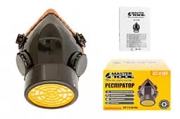 Респіратор напівмаска напівлицьовий протигазовий MasterTool FFP2 R EN 1 фільтр - мініатюра 6