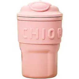 Термокружка Chiobbe 450 мл с трубочкой, розовый Yiwu HP-14-18P