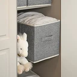 Ящик для зберігання МВМ My Home (MVM) 36x25x20 мм світло-сірий (TH-30 LIGHT GRAY) - мініатюра 5