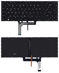 Клавіатура для ноутбука MSI (GS65, GS65VR) Black з підсвічуванням (Light)