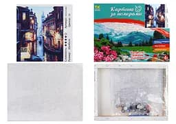 Набор для росписи по номерам Каналы Венеции, TK Group, 30x40 см, 33403