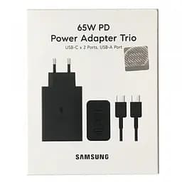Зарядний пристрій PD Samsung Trio 65 W комплект із кабелем Type-C Type-C