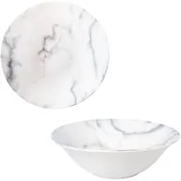 Салатник S&T Белый мрамор 17.5 см (050-44-04)