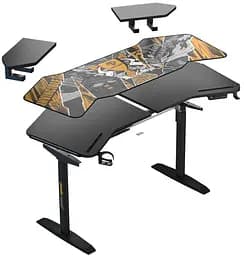 Геймерський стіл Anda Seat Shadow Warrior Black (AD-D-DD1-1600L-02-B) (AD-D-DD1-1600L-02-B-B) - мініатюра 2