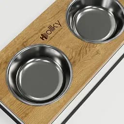 Hollky Base XL20 — миски на підставці для великих собак (2 × 1,8 л) - мініатюра 9