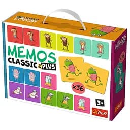 Настільна гра Trefl Мемо Класичні. Рухайся та грай (Memos Classic&plus. Move and play) (02271)