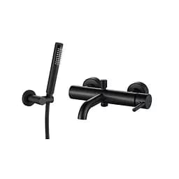 Змішувач для ванни VBI Milano black настінний VBI-050106BL, Чорний матовий
