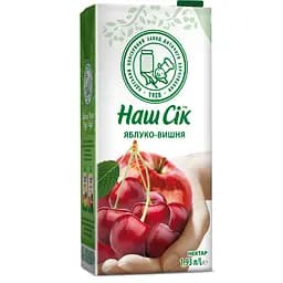 Нектар Наш Сік яблучно-вишневий 1.93 л