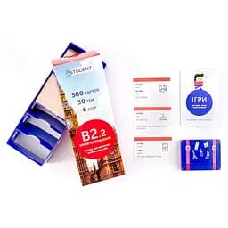 Настольная игра English Student Карточки для изучения английского языка English Student Upper-Intermediate B2.2 (укр.) (39122616)