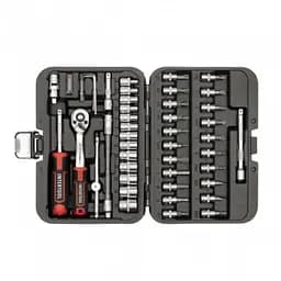 Набір інструментів Intertool Storm ET-8046, 46 од, Cr-V, 1/4", у кейсі - мініатюра 2