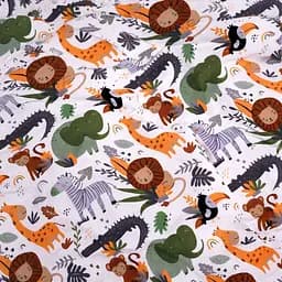 Комплект постільної білизни MirSon Ranforce Elite Jungle Friends 160x220 см (2200012570951) - мініатюра 5