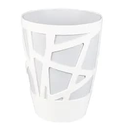 Вазон Idel Curve High, 13 см, сірий з білим (730638)