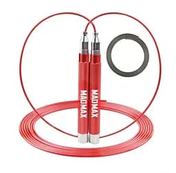 Скакалка скоростная на алюминиевая подшипниках MadMax MFA-286 Speed ​​jump rope Red 3 м (MFA-286-RED-U)