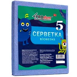 Серветки віскозні Prodom 36 x 30 см 5 шт
