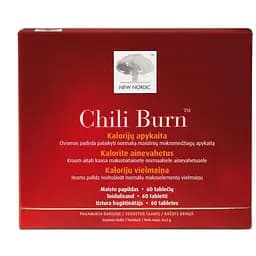Засіб для схуднення New Nordic Chili Burn спалювання калорій 60 таблеток