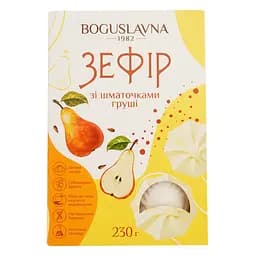 Зефир Богуславна с кусочками груши 230 г (886670)