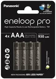 Аккумулятор Eneloop NI-MH Pro AAA 930 мАч 4 шт. Panasonic teh0018546