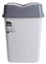 Корзина для мусора Violet House Бабочка 0094 с крышкой 10 л белая (0094 Бабочка WHITE с/кр.10 л)