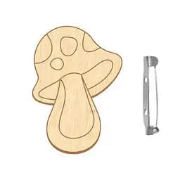 Заготовка броши для раскрашивания "Веселый мухомор" Fabrika Decoru FDZB-098