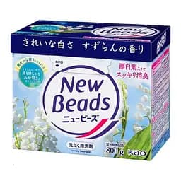 Японський пральний порошок Kao New Beads кисневий відбілювач аромат конвалії 800 г