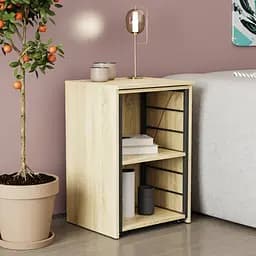 Стіл-тумба трансформер Смарт 2/1 Ferrum-decor 750x1450x500 Чорний метал ДСП Дуб Сонома 16 мм (FRD-105098) - мініатюра 2