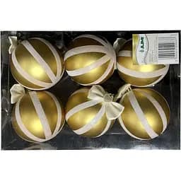 Набір кульок Jumi з бантиком золотий 6 шт. (5900410409637_2)