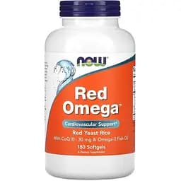 Жирні кислоти Now Red Omega 180 капсул