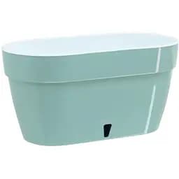 Балконный двойной ящик Santino Asti 2 л нефритово-белый (AST300JAD/WHT)