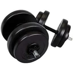 Гантелі RN Sport з покриттям ABS 2 шт. х 8 кг + скакалка у подарунок