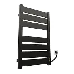 Електрична рушникосушарка Kosser Волз 800x500 ER тайм. чорний ДВЛ01ER, Чорний матовий, Праве