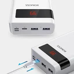 Павербанк Romoss 30000 mAh 30W Sense 8PS Pro білий (PHP30-892-1133H)  - мініатюра 3