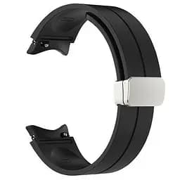 Ремінець для Samsung Galaxy Watch 4 Classic 42mm - чорний ширина кріплення 20мм силікон Watchbands Cls (W15-1WB77900977) - мініатюра 2