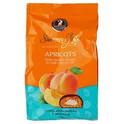 Цукерки Сладкий мир Дари Літа Курага крем-молоко в шоколаді, 200 г (581572)