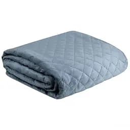 Покривало Soho Velvet Dutch Romb Azure 200x220 см сіре(A120085)