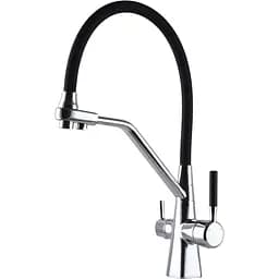 Змішувач для кухні під осмос Globus Lux GLLR-0700-L-00-01 чорний (24666)