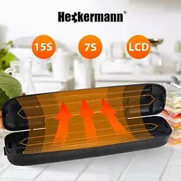 Вакуумний пакувальник Heckermann JL-VS8808 + фольга 20×600 см - мініатюра 2