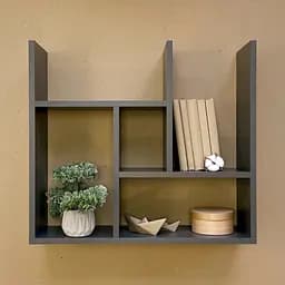 Полиця Hopanchuk Furniture Мурріета антрацит (55C6)