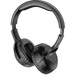 Навушники накладні бездротові Hoco Art sount BT headset W33 до 15 годин чорні - мініатюра 2