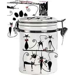 Емкость для сыпучих продуктов SnT Черная кошка 750 мл (629-12)