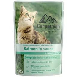 Влажный корм для кошек Carpathian Pet Food Лосось 0.1 кг