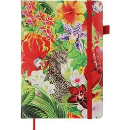 Блокнот діловий Buromax Exotic А5 96 арк. в клітинку обкладинка штучна шкіра червоний (BM.295124-05)